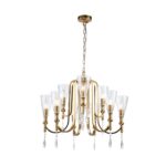 2968-9P, подвесная люстра, D700xH570/1570, 9xE14x40W, excluded