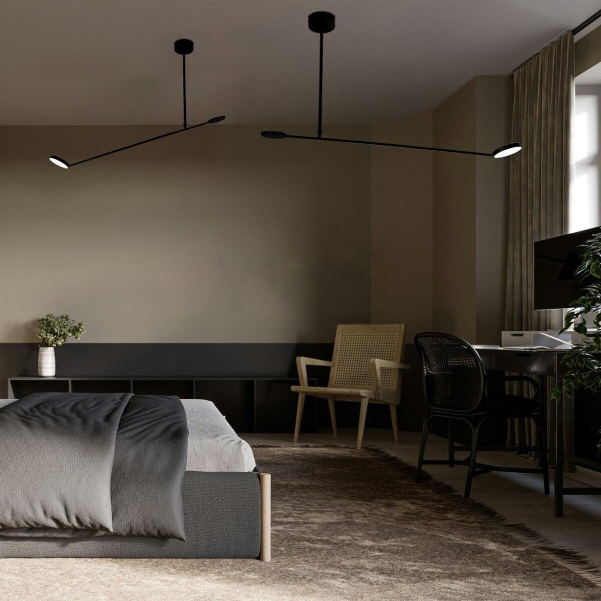 4572-1T, настольный светильник, L910xW160xH445, LEDx7W, 560LM, 4000K, included, switch — изображение 7