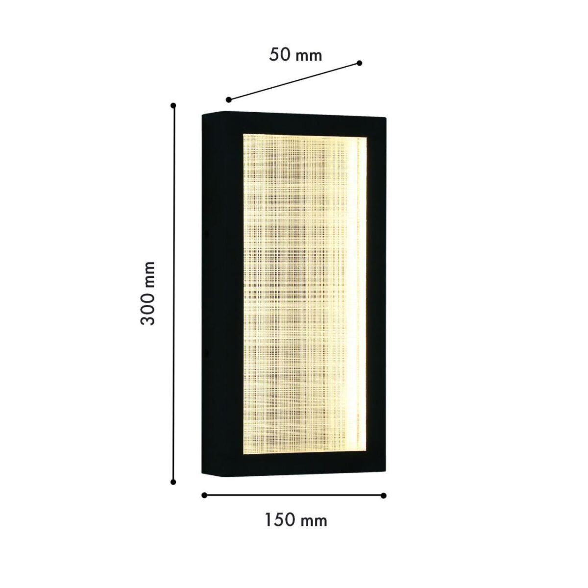 4298-1W, уличный светильник, D50xW150xH300, LEDx12W, 180LM, 4000K, IP54, included — изображение 3