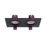 4646-2C, врезной светильник, L172xW92xH28, cutout:L150xW75, 2xGU10x35W, IP20, excluded — изображение 2