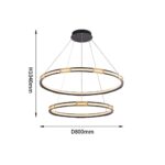 4131-2P, подвесная люстра, D800xH250/1080, LEDx103W, 9288LM, 4000K, included — изображение 3