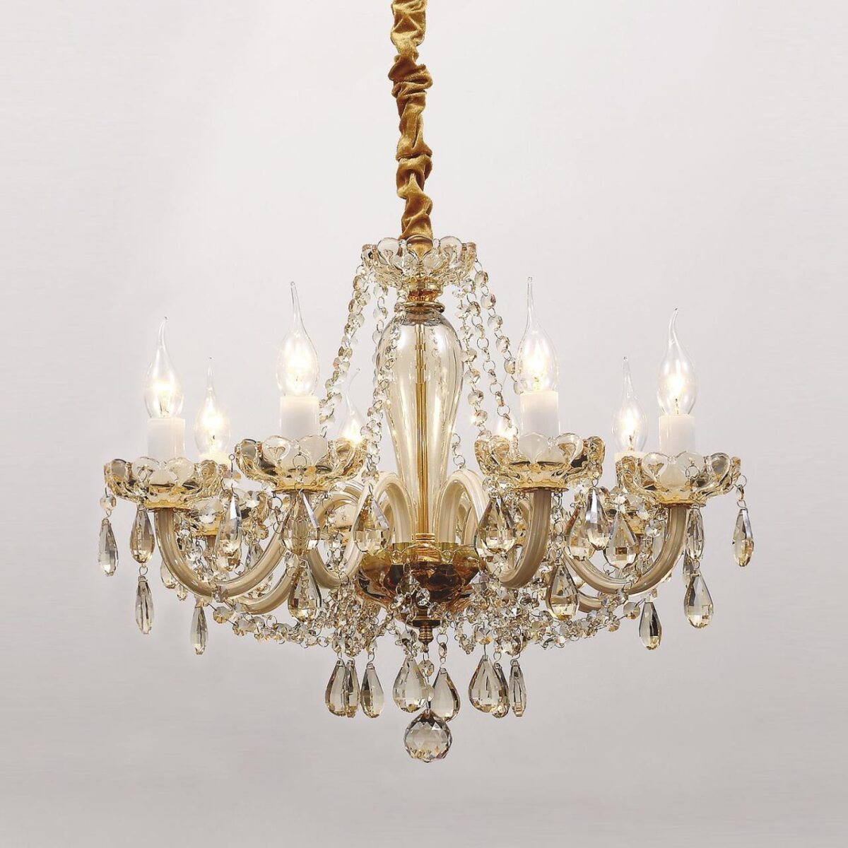 1738-8P, люстра подвесная, D570xH450/1450, 8xE14x40W, excluded 1738-8P, люстра подвесная, D570xH450/1450, 8xE14x40W, excluded — изображение 1