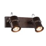 2025-2W, настенный светильник, D165xW265xH125, 2xGU10LEDx5W, 560LM, 3000K, included