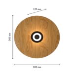 4290-1W, настенный светильник, D130xW300xH300, LEDx9W, 550LM, 4000K, included — изображение 2