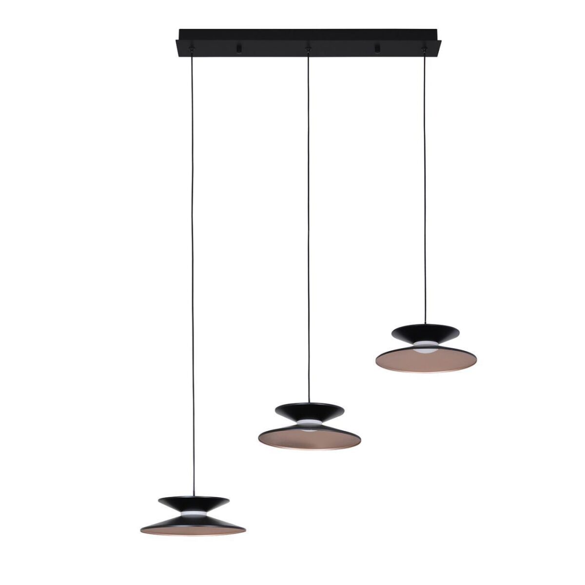 4372-3P, подвесная люстра, L700xW200xH300/1800, 3xLEDx4.3W, 910LM, 4000K, CRI>90, included — изображение 2