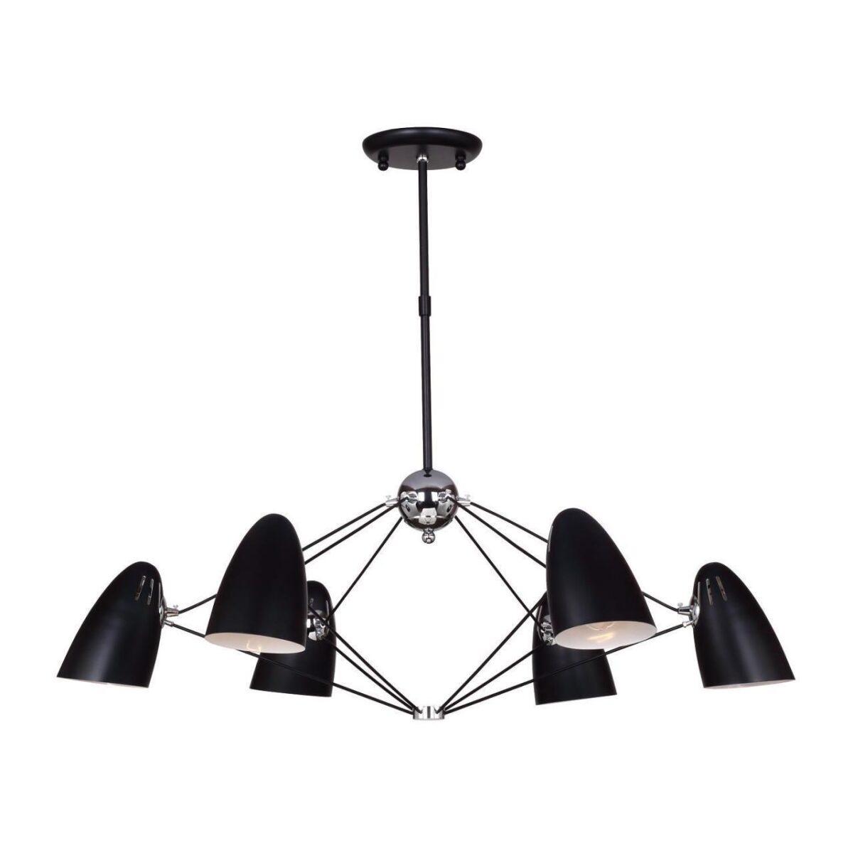 1757-6P, люстра подвесная, D920xH500/700, 6xE14x40W, excluded 1757-6P, люстра подвесная, D920xH500/700, 6xE14x40W, excluded — изображение 1