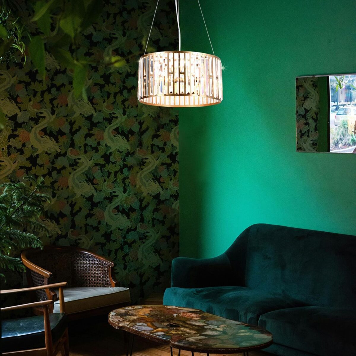 4483-5P, подвесная люстра, D400xH220/1200, 5xE14x60W, excluded — изображение 5