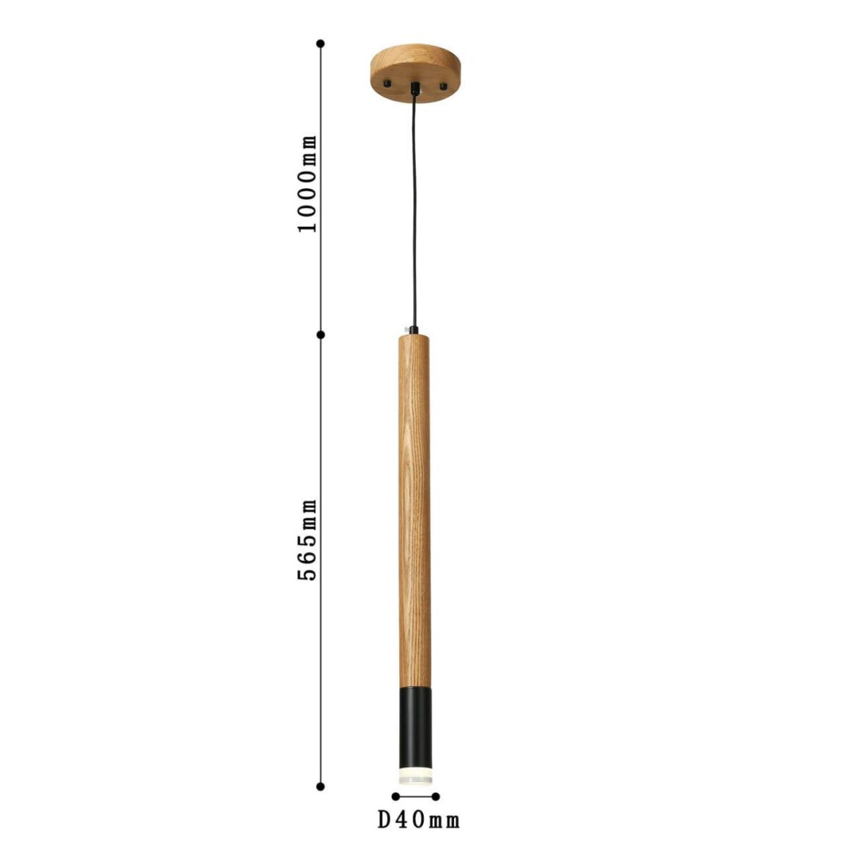 2015-1P, подвес, D40xH565/1565, 1xG9LEDx5W, 400LM, 3000K, included — изображение 3