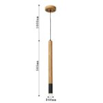 2015-1P, подвес, D40xH565/1565, 1xG9LEDx5W, 400LM, 3000K, included — изображение 3