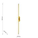 3001-2W, настенный светильник, D35xW45xH1000, LEDx15W, 800LM, 3000K, included — изображение 3