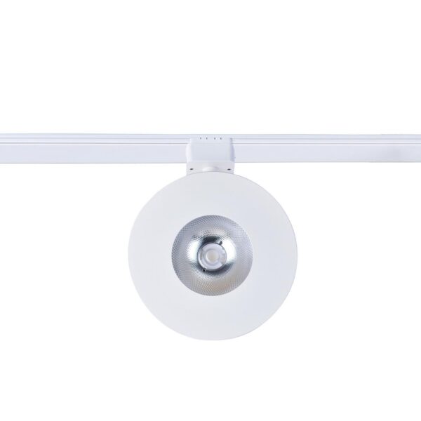 4231-1U, трековый светильник, D130xH160, LEDx8W, 42V, 550LM, 3000-6000K, CRI>90, included