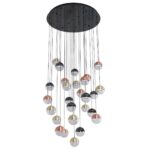 4371-27P, подвесная люстра, D830xH2680, 27xLEDx5.4W, 10220LM, 4000K, CRI>90, included — изображение 2