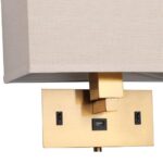 2225-2W, настенный светильник, L280xW140xH220, 1*E27*25W, excluded + 1*LED*2W, 180LM, 4000K, included, USB — изображение 5