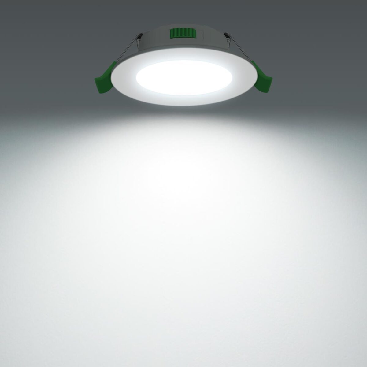 4645-1C, врезной светильник, D113xH30, cutout:D90, LEDx7W, 450LM/560LM/500LM, 3000K/4000K/6500K, IP44, CRI>80, beam angle:120, included — изображение 7