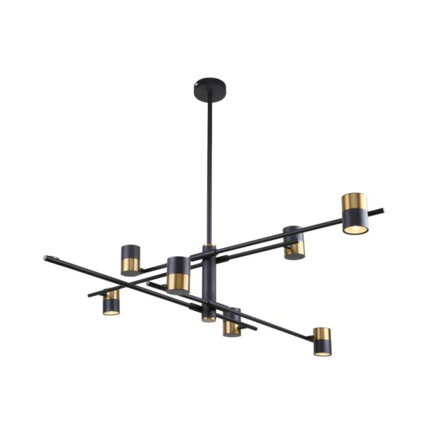 3092-8P, потолочная люстра, D1015xH460/860, 8xGU10x35W, excluded