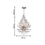 1932-5P, люстра подвесная, D480xH680/1680, 5xE14x40W, excluded — изображение 2