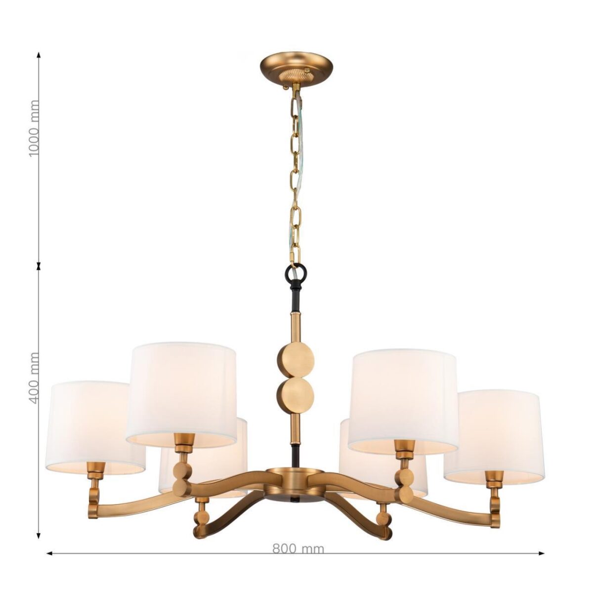 2624-6P, подвесная люстра, D800xH400/1400, 6xE14x40W, excluded — изображение 3