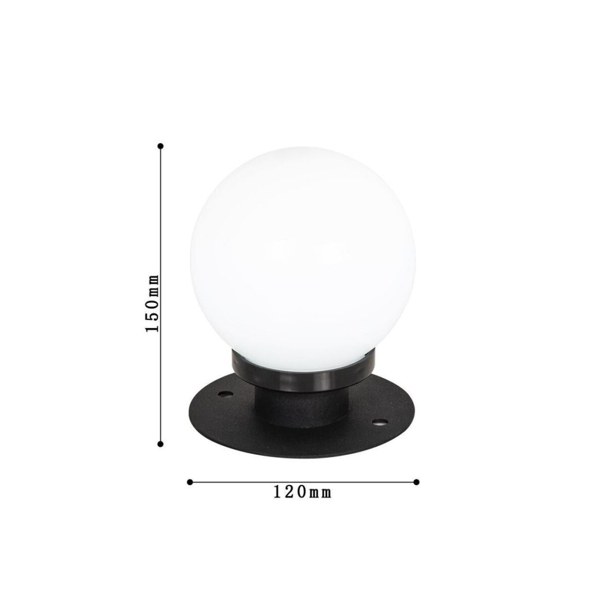 4069-1T, уличный светильник, D120xH150, 1xE14LEDx5W, IP44, excluded — изображение 3