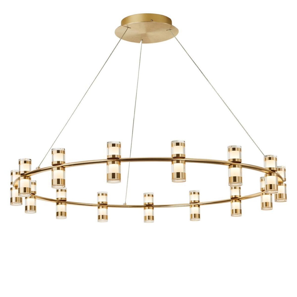 4323-15P, подвесная люстра, D1000xH170/1800, 15xLEDx3W, 3600LM, 4000K, included — изображение 1