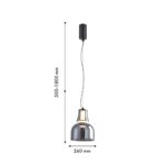 4243-1P, подвес, D260xH500/1800, LEDx6W, 639LM, 4000K, included — изображение 2