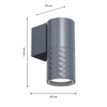 4660-1W, уличный светильник, D90xW60xH135, 1xGU10x35W, IP65, excluded — изображение 3