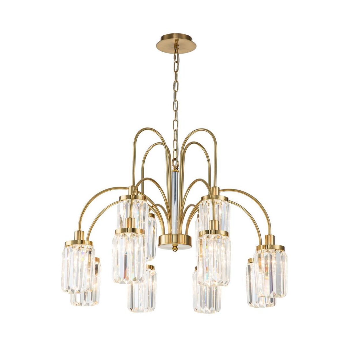 2969-12P, подвесная люстра, D815xH650/1650, 12xE14x40W, excluded — изображение 1