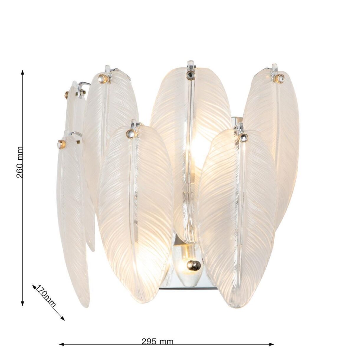 3018-2W, настенный светильник, D170xW295xH260, 2xE14x40W, excluded — изображение 3