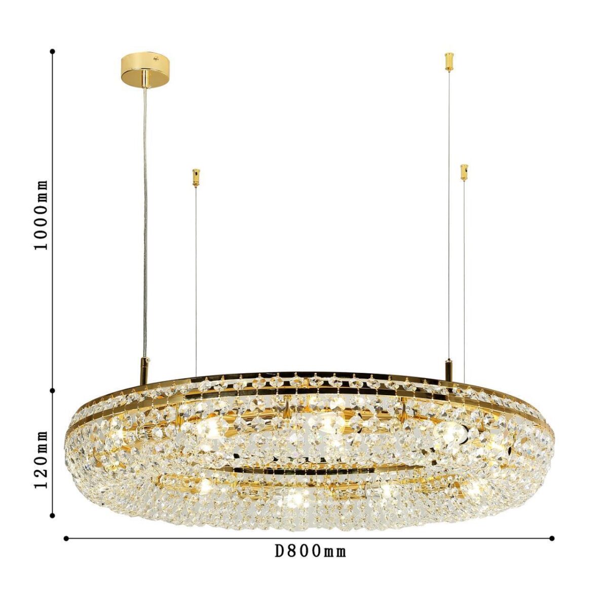 4015-12P, подвесная люстра, D800xH120/1120, 12xE14x40W, excluded — изображение 3