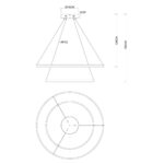 4591-180-6BL, потолочная чаша, D180xH40, цвет черный — изображение 5