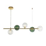 4035-5P, подвесная люстра, L970xW300xH300/1300, 5xG9LEDx5W, excluded