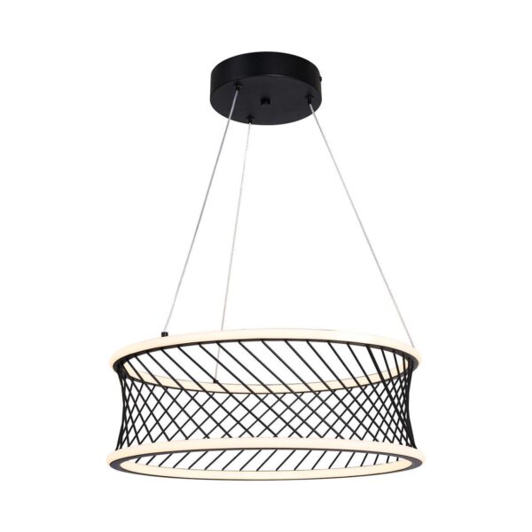 4436-2P, подвесная люстра, D460xH300/1200, LEDx40W, 4300LM, 3000-6000K, included, remote control