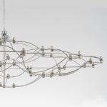 4305-6P, подвесная люстра, D585xH190/2190, LEDx23W, 5300LM, 3000K/4500K/6000K, included, remote control — изображение 6