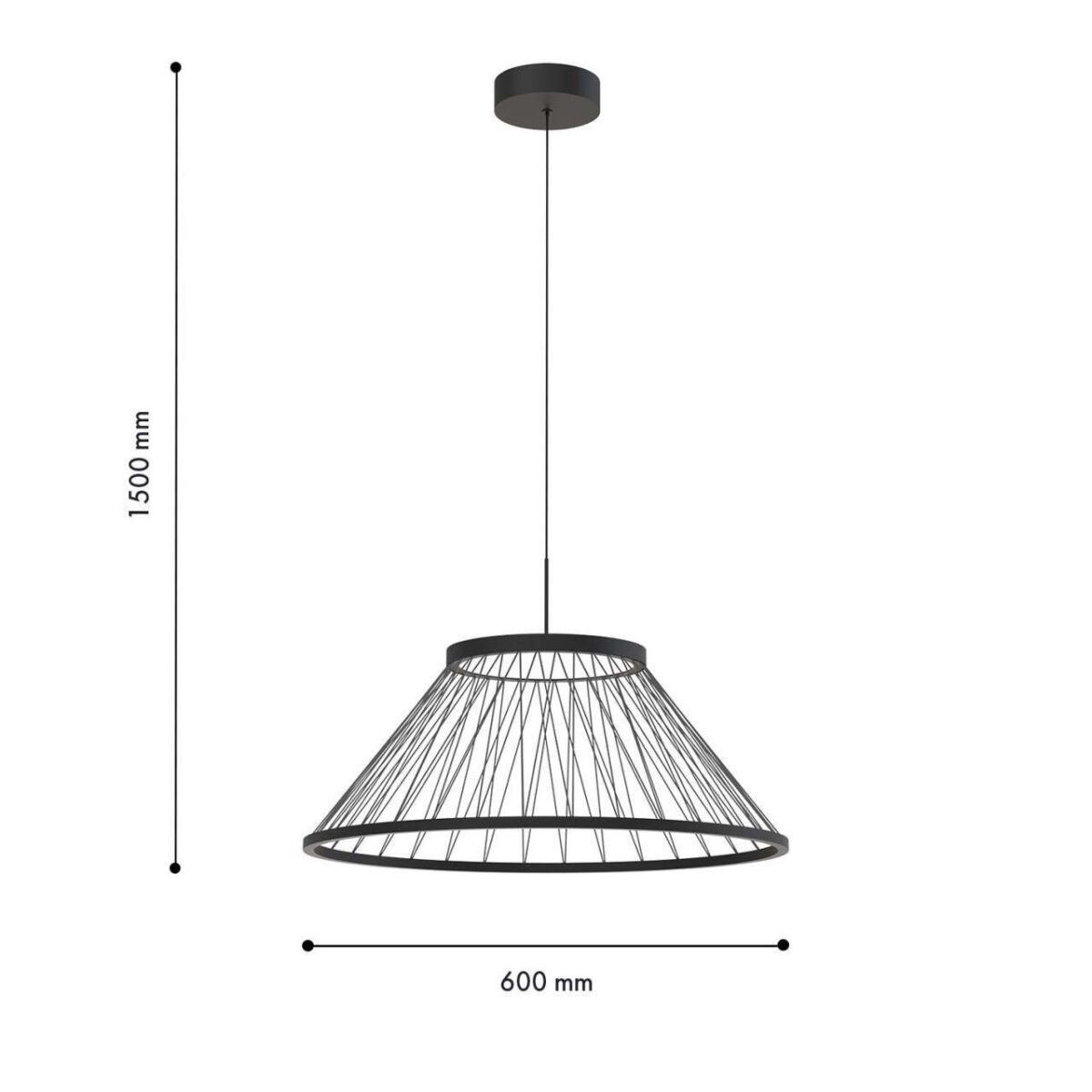 4633-6P, подвес, D600xH400/1500, LEDx16W, 600LM, 4000K, included — изображение 3