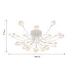 4198-28C, потолочная люстра, D880xH320, 28xG4LEDx3W, 5600LM, 3000K, included — изображение 3