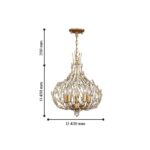 2020-5P, люстра подвесная, D420xH450/800, 5xE14x40W, excluded — изображение 2