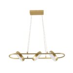 4677-3P, подвесная люстра, L730xW190xH145/1200, LEDx48W, 1700LM, 3000-6000K, IP20, included, remote control — изображение 2