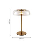 4258-1T, настольный светильник, D300xH445, LEDx6.6W, 720LM, 4000K, included, switch — изображение 2