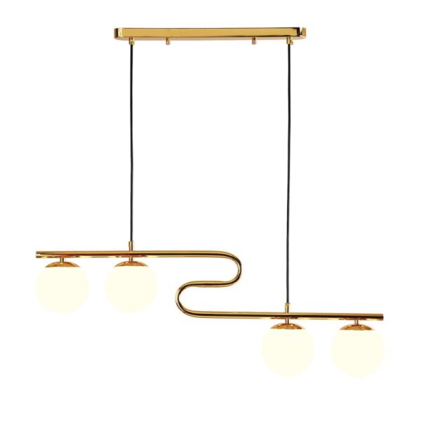 4037-4P, подвесная люстра, L800xW120xH280/1280, 4xE14LEDx5W, excluded