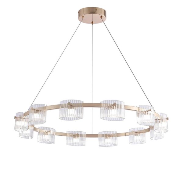 4248-12P, подвесная люстра, D820xH1300/1500, 12xLEDx5W, 1440LM, 4000K, included