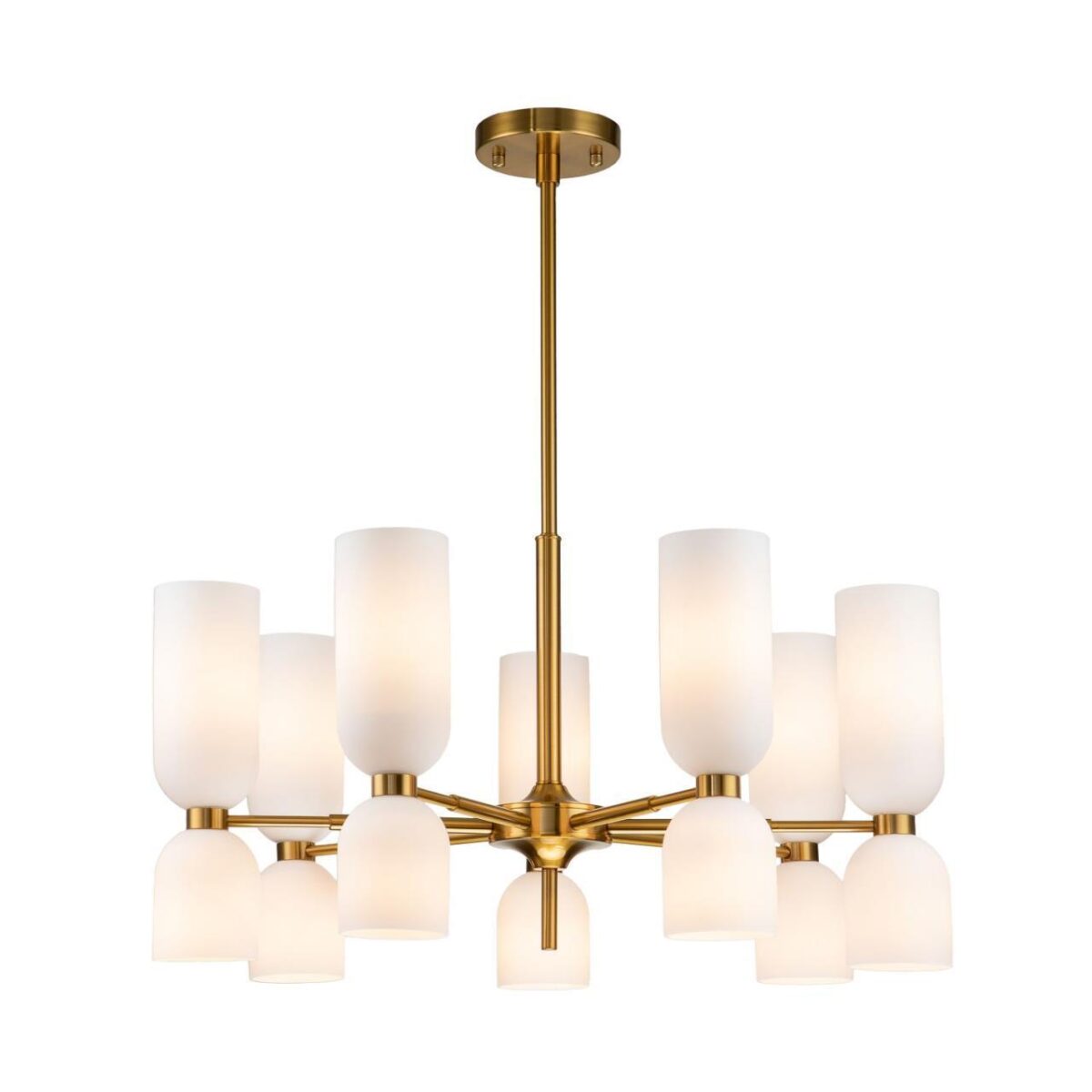 2876-7P, подвесная люстра, D780*H550/850, 14xE14x40W, excluded — изображение 1