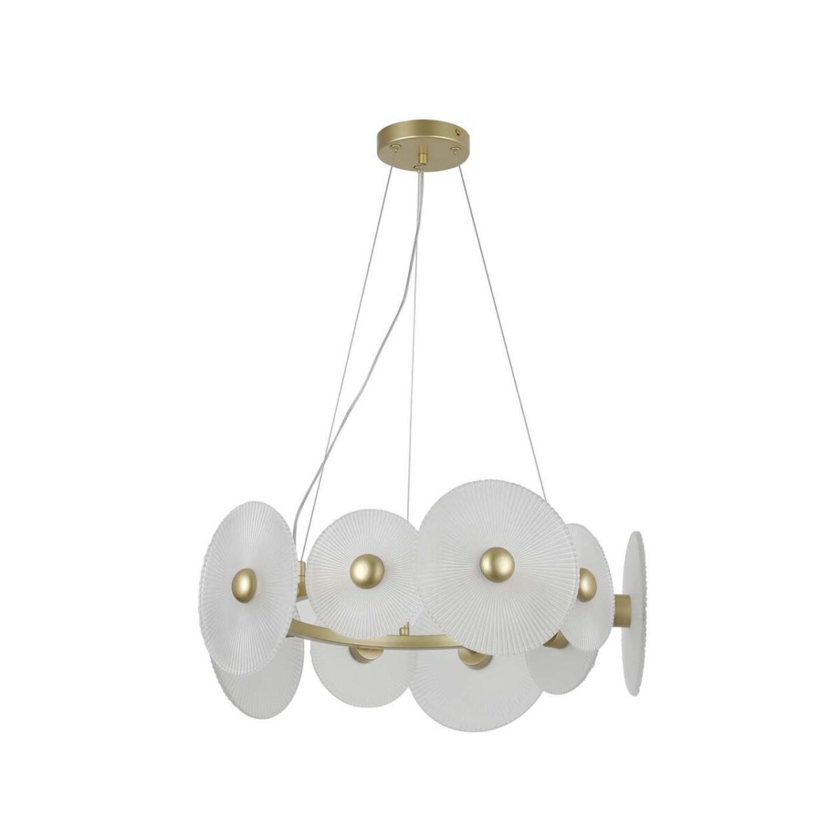 4605-8P, подвесная люстра, D520xH230/1200, 10xLEDx2W, 1600LM, 3000K, included — изображение 2