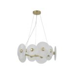 4605-8P, подвесная люстра, D520xH230/1200, 10xLEDx2W, 1600LM, 3000K, included — изображение 2