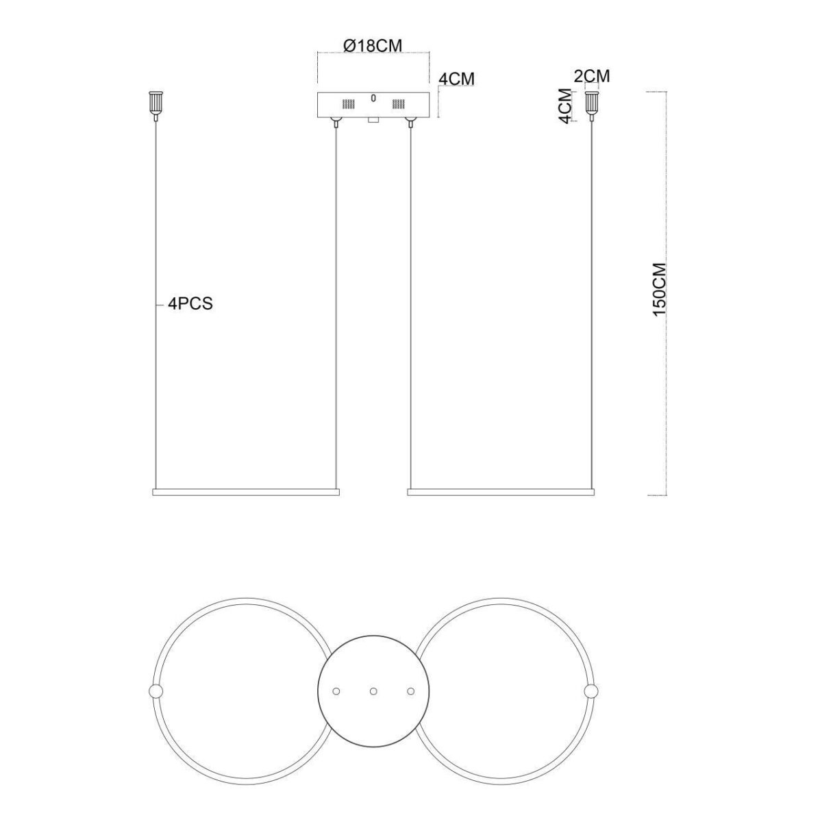 4591-180-2GD, потолочная чаша, D180xH40, цвет золотой — изображение 5