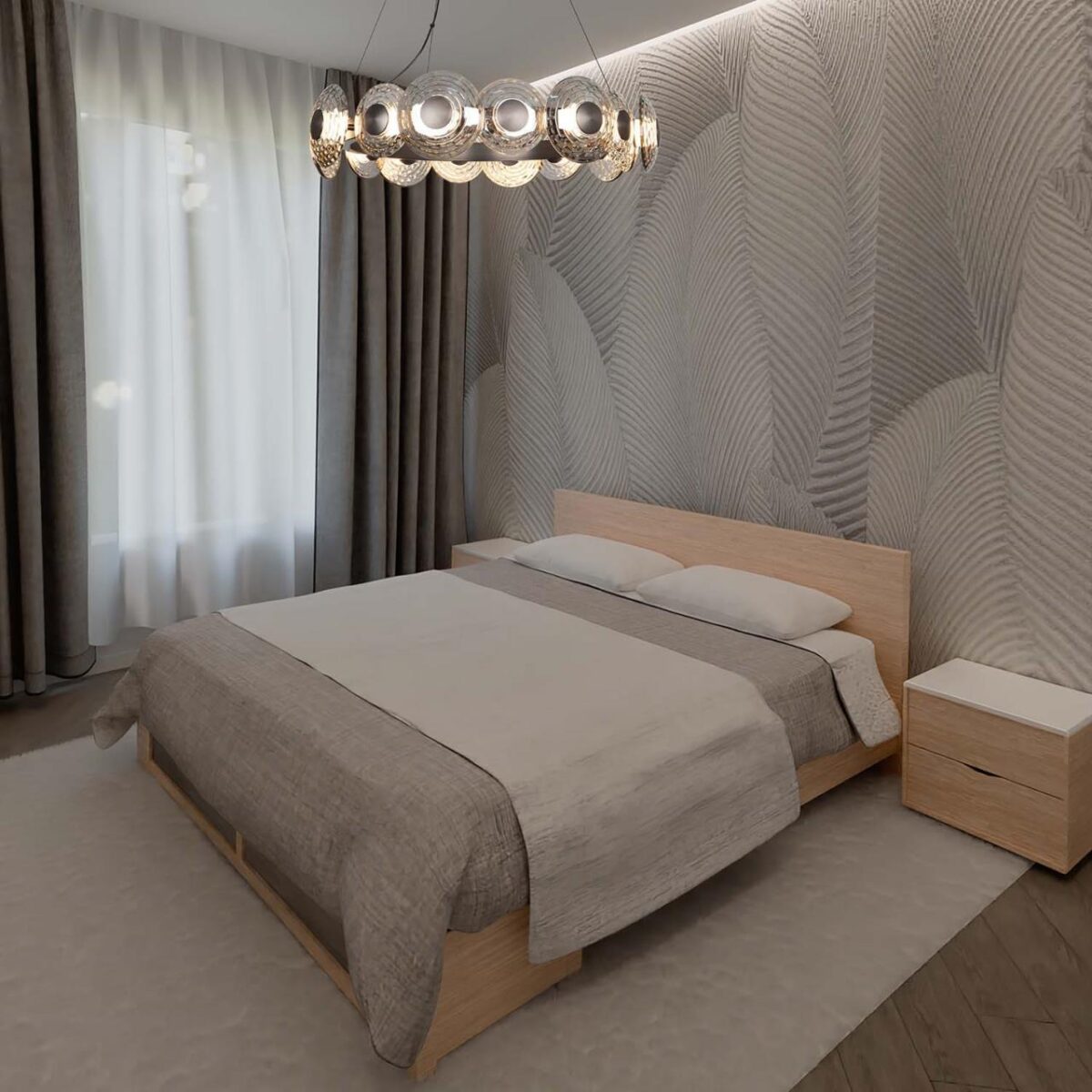 4641-16P, подвесная люстра, D700xH295/1590, LEDx72W, 8217LM, 4000K, included — изображение 4