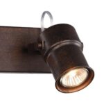 2025-2W, настенный светильник, D165xW265xH125, 2xGU10LEDx5W, 560LM, 3000K, included — изображение 3