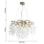 3056-7P, подвесная люстра, D600xH350/1350, 7xE14x40W, excluded — изображение 3