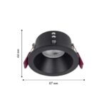 4529-1C, врезной светильник, D87xH44, cutout:D75, 1xGU10x35W, IP65, excluded — изображение 2