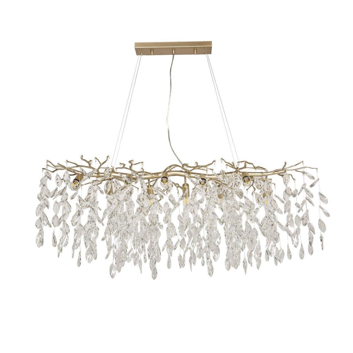 3056-10P, подвесная люстра, L1200xW500xH450/1950, 10xE14x40W, excluded — изображение 2