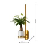 4050-1W, настенный светильник, D210xW120xH600, LEDx8W, 2700LM, 3000K, included — изображение 7