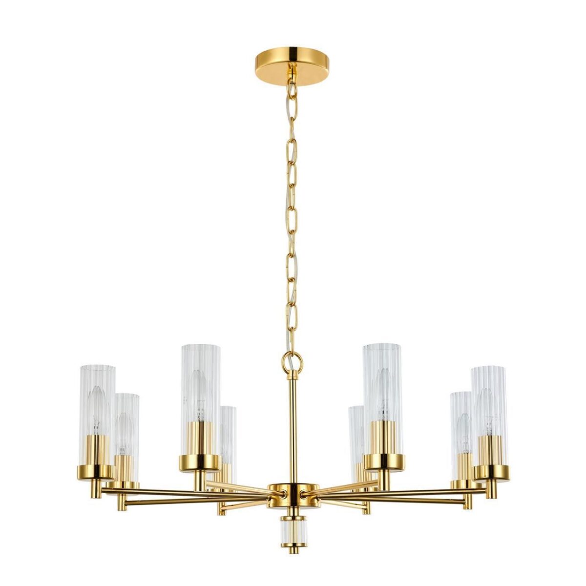 2673-8P, подвесная люстра, D660xH310/1310, 8xE14x40W, excluded — изображение 2